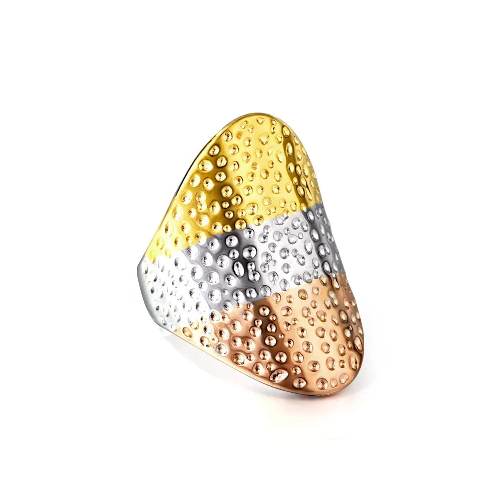 Custom Men's Stainless Steel Finger Rings Jewelry 2024 Trend Mixed Color Fashion Rings