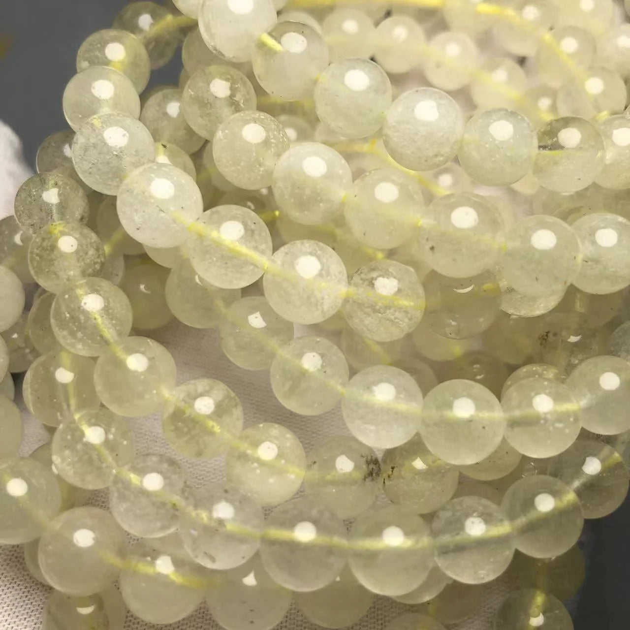 Meihan Wholesale A+ Natural Libyan Gold Tektite Meteorite Gem Beads Bracelet for Jewelry Making Design Gift
