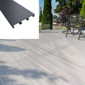 High-strength Powder-coated Aluminum Floor Profiles Hollow Outdoor Decks Marine Terrace Metal Floor Extrusion Materials
