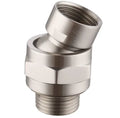 Brass Shower Connector Swivel Ball Joint Adjustable Shower Arm Extension Component Shower Adapter