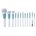 YUE Hot Style Recommended 12 PCS Clear Sky Face Makeup Brush Set Super Soft Synthetic Hair Beginner Beauty Tools Wholesale