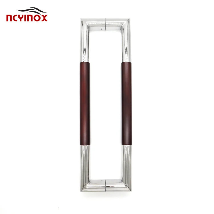 Stainless Steel Wood Door Handle for Modern Design