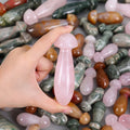 Hot Selling Religious Gua Sha Mushroom Stick Eye Massager Natural Crystal Wand Folk Crafts Healing Sculpture Fashion Trend