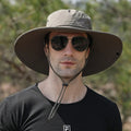 New Style High Quality Summer Outdoor Sunshade Solid Colour Waterproof Bucket Hats for Men