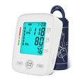 Ultra Silent One Key Automatic Upper Arm Blood Pressure Monitor with Large Font Backlit Screen Portable with Storage Bag