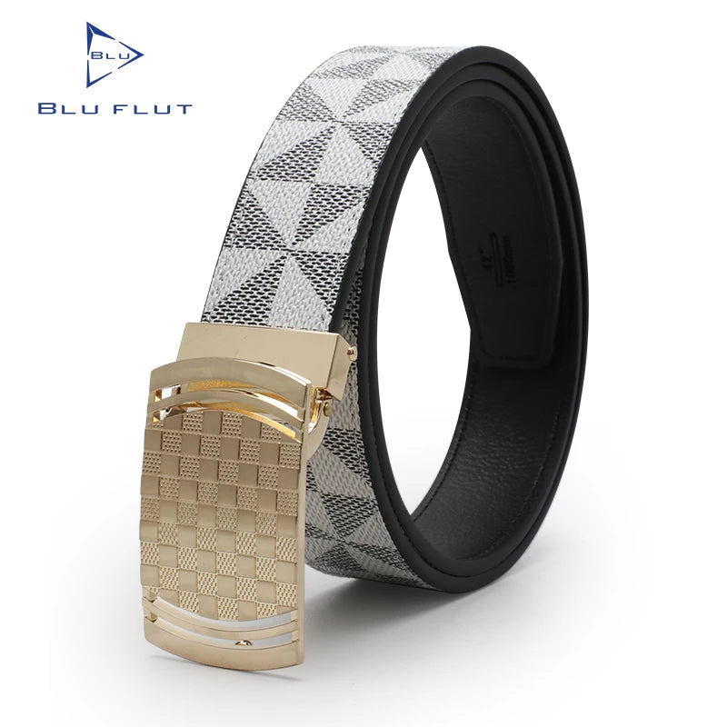Luxury Design Casual Man Waist Belts Leather Men Leather Belts PU Leather Quality Buckle Belts for Men Gift