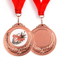 Wholesale Cheap Custom Reasonable Price Sublimation Sport Gift Brass Copper Blank Medals with Epoxy