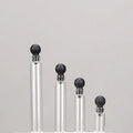 Customized logo Empty Transparent Color Small Luxury Ball Cap Glass Vials Bottle Perfume Tester 3ml