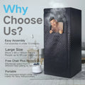 Hot Sell Portable Modern Acrylic Wet Steam Tent Home Spa Full Body Sweating Sauna Box for Living Room Single Person