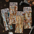 30 sheets per pack Daily Journal Manuscript Burning Sense Sticker Pack Vintage Premium Sense Handbook Stickers