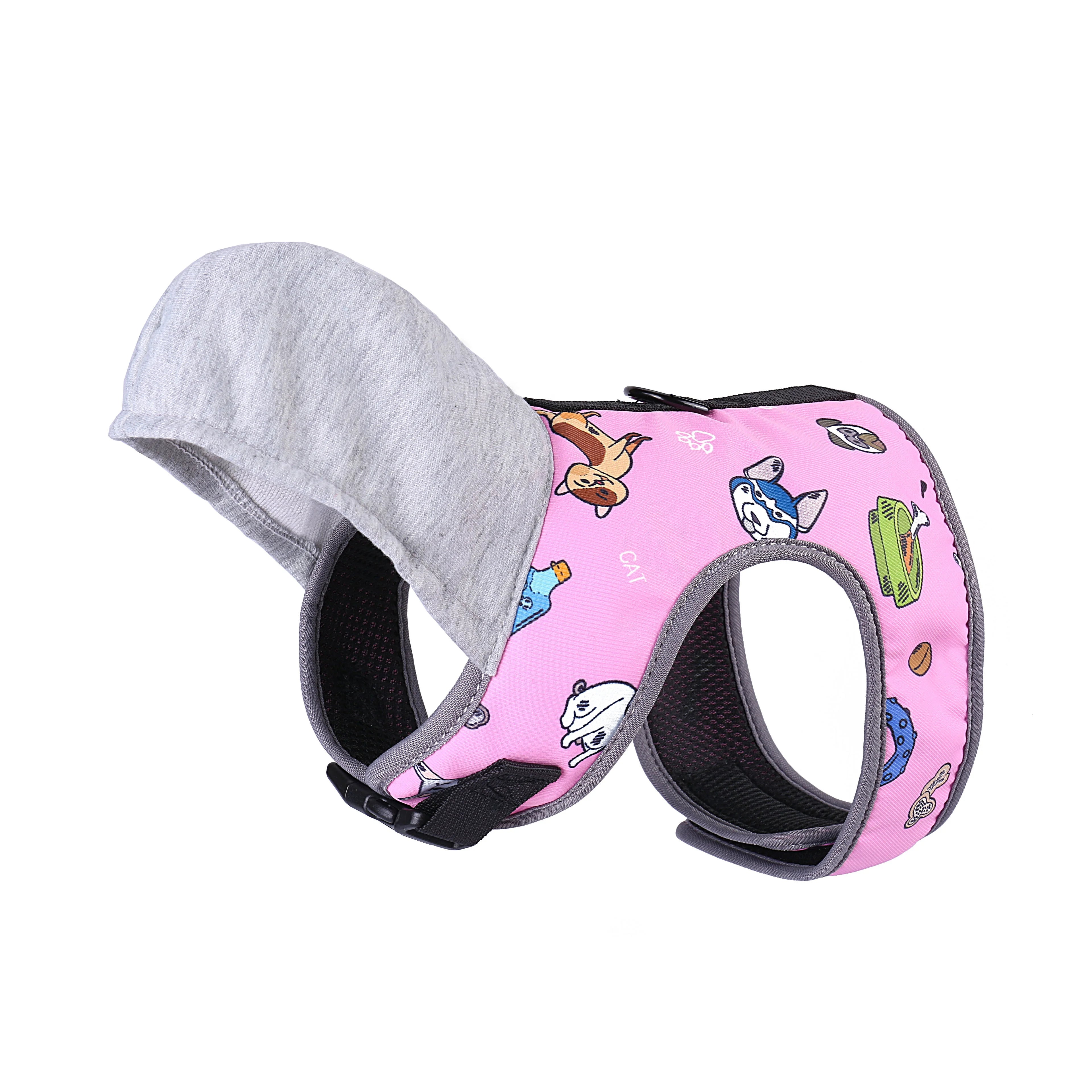 MIDEPET Drop Shipping Accept In Stock Custom Pattern X Shape Dog Jacket With Harness Front Clip