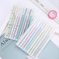 Korean Stationery Colors Gel Ink Pen Set Unique Fancy Diary Pen Cute Gel Pen 10pcs in Box