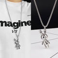 Trendy Hip Hop New Style Necklace Jewelry Simple Rabbit Bunny Pendant Chain Necklace Jewelry for Women Men 2023 Hot Sale