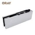 ORAY Glass Door Accessories Glass Door Patch Fitting Stainless Steel Glass Clamp Lower Patch Fitting for Frameless Glass Door
