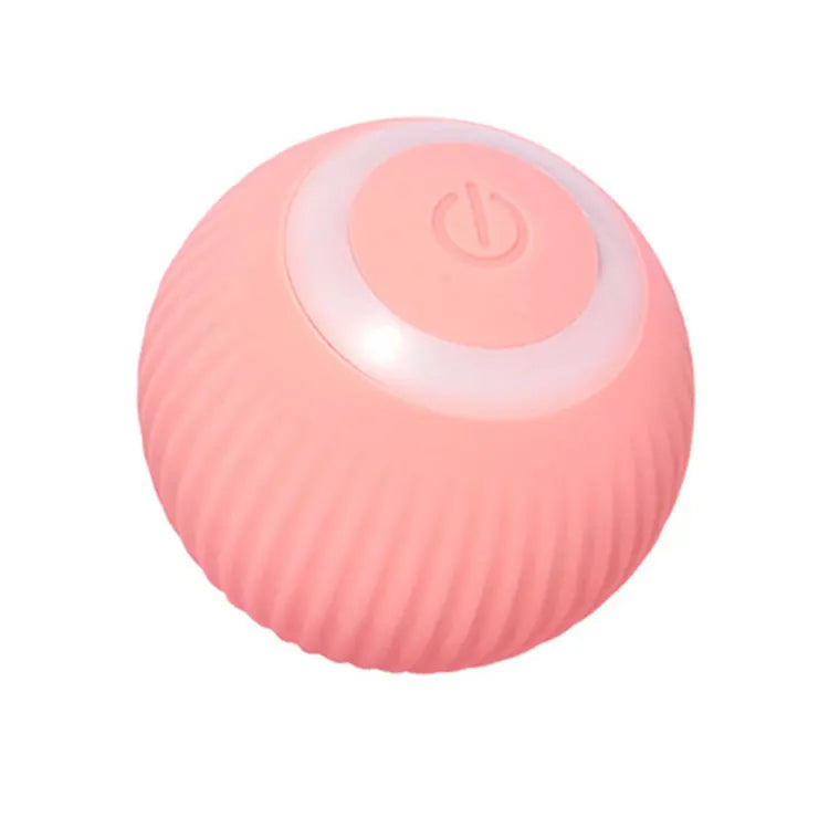 2024 New Smart Electric ABS Silicone Sound Ball Cat Toy Eco-Friendly Interactive Auto Rotating Cat Toy