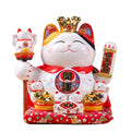 Huge 11 Inch Electric Waving Arm  Big Size Automatic Shaking Hand Lucky Cat king Maneki Neko for Business Store Opening