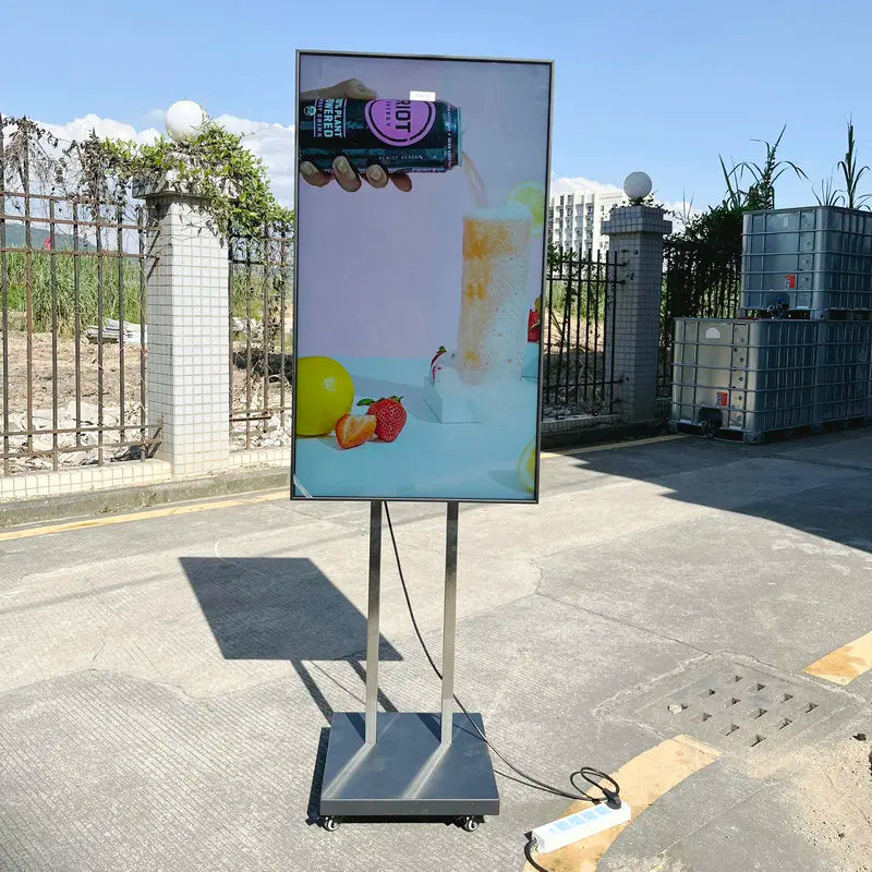 32-Inch Ultra-Thin 1080P Auto-Dimming LCD Digital Signage Wall-Mounted Indoor Advertising Player Shopping Malls Education