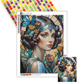 30x40cm Portrait 5d Diy Diamond Painting Beauty Woman Elegant Lady Full Drill Customized Diamond Painting Set Home Decoration