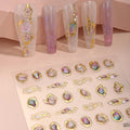 Factory Price Wholesale 5D Embossed Drill-proof Nail Sticker Supplier Beautiful Nail Art Designs Charms Stickers Nail Decals