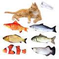 Wholesale Interactive Cat Fish Toy Plush Electric Cat Toys Juguetes Para Gatos Flippity Fish Interactive Cat Toy