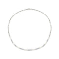 Moissanite Diamond Chain Necklace 14k Gold Plated S925 Silver Claw Set Moissanite Pendant Necklace