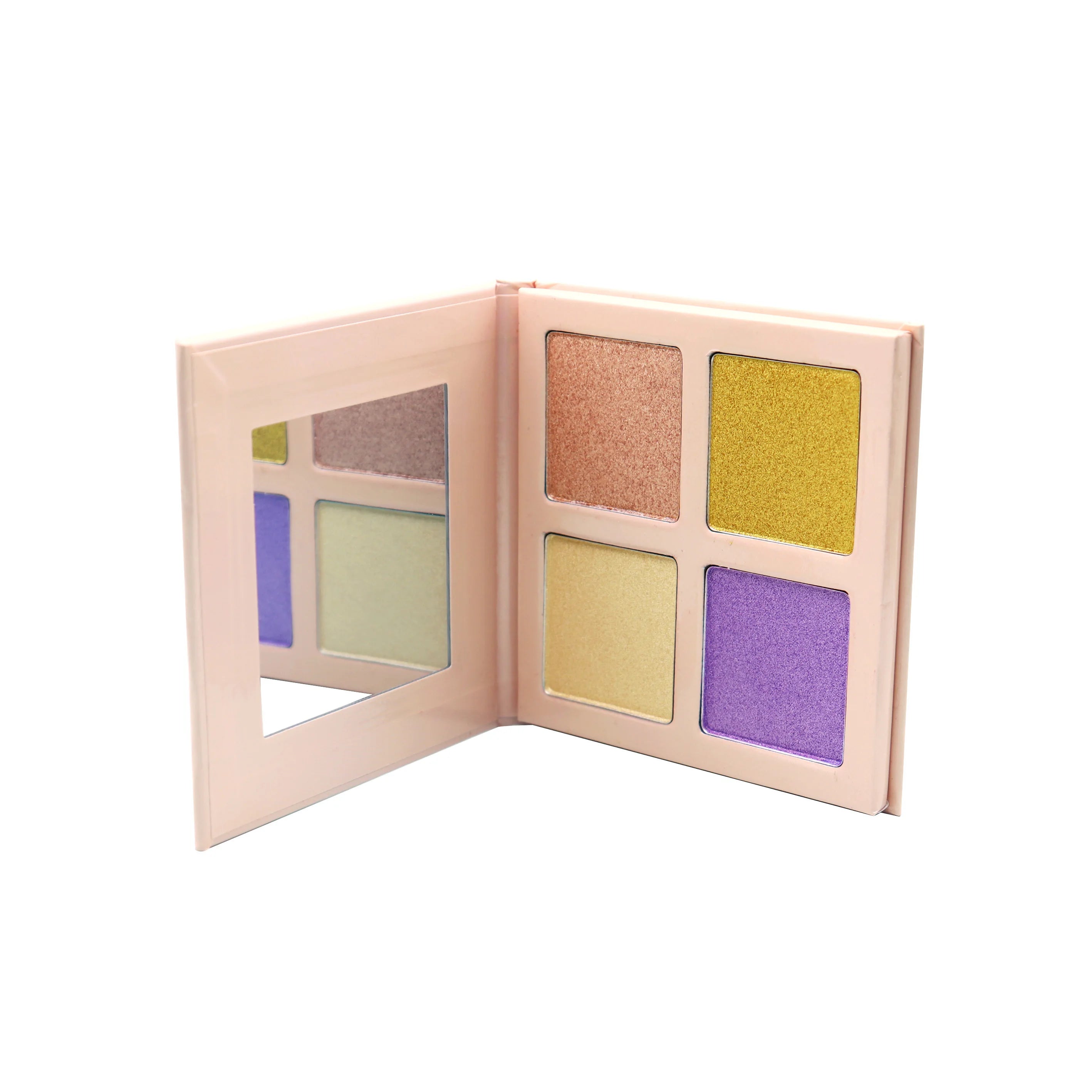 High Pigment DIY Pressed Blush Highlighter Palette Vegan Ingredients Matte Finish Long Lasting Natural Makeup Private Label