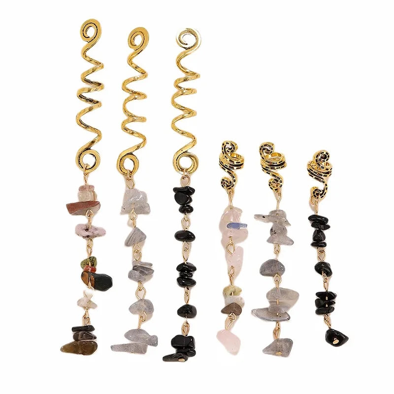 Euro-american Personality Spiral Lock Hair Tie Dreadlock Accessory Dreadlock Accessories Hair Accessories Women