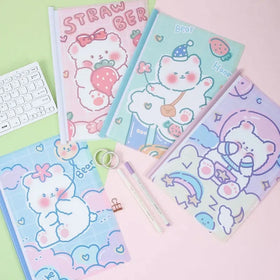 Cartoon Printed A4 Pull Rod Folder Document Bag 678