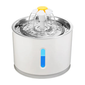 Hot Sale 2.4L Automatic Cat Water Fountain LED Electric Mute Feeder Drinking Dispenser Bowl for Small Animals