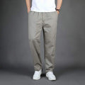 Men's Pocket Jogger Pantalones Men's Large Size Solid Color Outdoor Casual Trousers Pantalon Cargo Chino