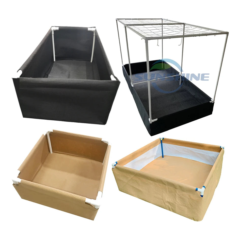 Hot Sale Custom Garden Planting Container Fabric Raised Bed with Connectors for Home Growing for Home Use