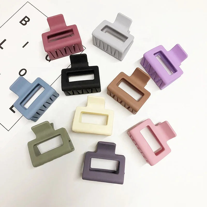 Mini Wholesale Woman Hair Claws Small Hair Claw Clip Geometric Jaw Clips Summer Hair Clamp Bathroom Accessories