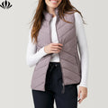 Wholesale Women's Windproof Quilted Sleeveless Jacket Winter Outdoor Vest