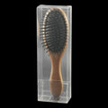 Custom Hair Brush Cool PET Transparent Plastic Packaging Brush Clear PVC Package Box for Brush