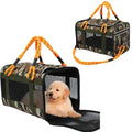 ZYZ PET Airline Approved Puppy Backpack - Expandable Cat Carrier Dogs Travel Bags for Small Medium Kitten Soft Sided Traveling