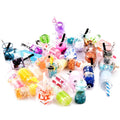 YuenZ 10 Styles Bear Bottles Milk Tea Luminous Cup Earring Charms Diy Findings Keychain Bracelets Pendant for Jewelry Making W19