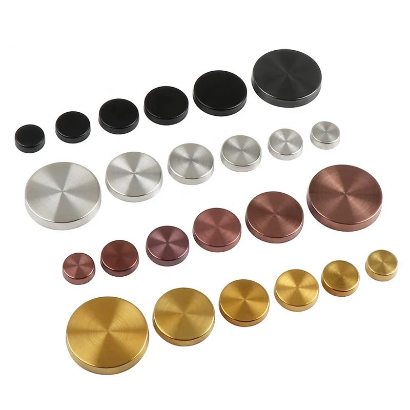 Hot Selling Stainless Steel Double Head Advertising Mirror Nails Flat Fixed Mirror Screw Nails Decorative Head Screw Cover