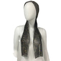 Four Seasons Party Pirate Long Tailed Headscarf Music Performance Accessories Elastic Rhinestone Hat