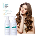 Private Label OEM Organic Hair Mousse Styling Foam for Curly Permed Frizzy Hair-Strong Hold Define Curl 300ml
