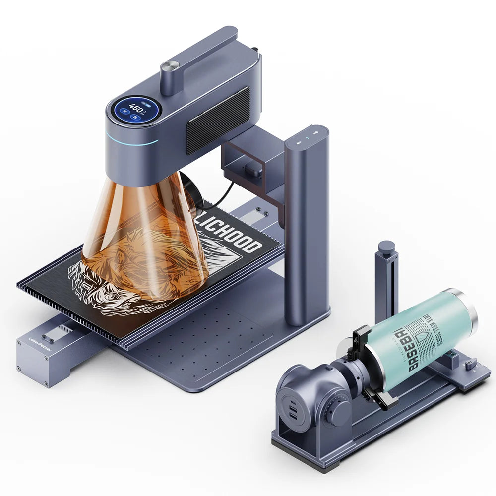 Most Famous Handheld Laser Engraver Laserpecker LP4 Deluxe Version 2000mm/s Dual Laser Engraver Cutter DIY for All Materials