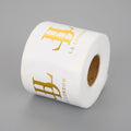 Wholesale Custom Business logo Printing Self Adhesive Gold Foil Sticker Packaging Labels