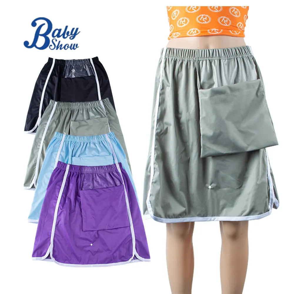 Tpu Waterproof Urinary Incontinence Reusable Adult Cloth Diaper TPU Waterproof Adult Incontinence Skirt for Elderly