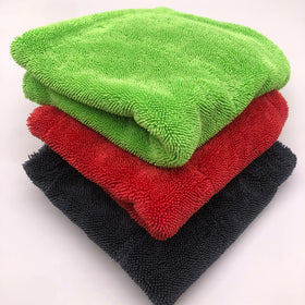 Hot Custom Any Size of Car Wash Towel Super Absorbent Cloth Microfiber Cleaning Twist Towel Wholesale