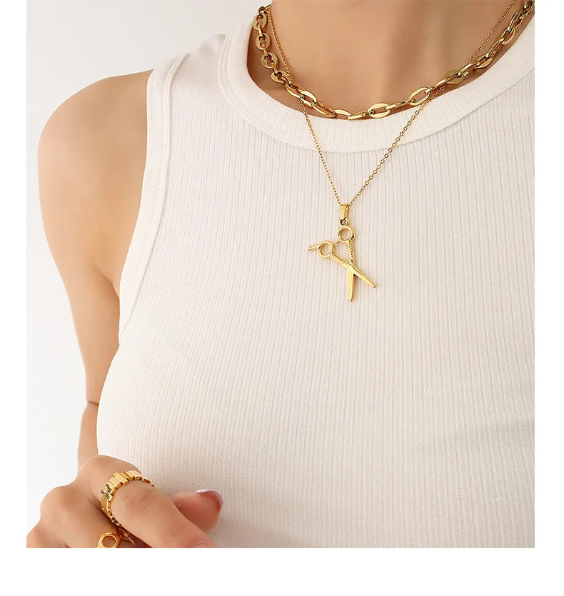 Jesus Cross Pendant Necklaces Mens Stainless Steel 18k Gold Cross Pendants