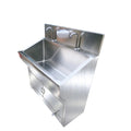 AMBER Stainless Steel Foot Operated Sink With Sensor  Hospital Scrub Sink Tap Portable Surgical Room Hand Washing Sink