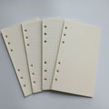 Wholesale A5 A6 Notebook Refill 6 Rings Spiral Binder Inner Inserts Loose Leaf Planner Diary Inside Filler Papers Inner Page