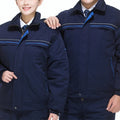 Winter Workshop Thickened Work Clothes Customized Inner Detachable Two-in-one Cold Jacket Labor Protection Cotton-padded Jacket
