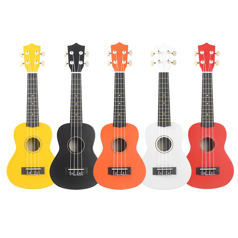 Wholesale Solid Wood 21 Inch Ukulele Hawaiian Wooden Ukulele Travel Music Portable Small Guitar Manufacture