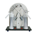 Educational Equipment Physics Demo Static Electricity Wimshurst Generator Stainless Steel & PVC Hand-Powered