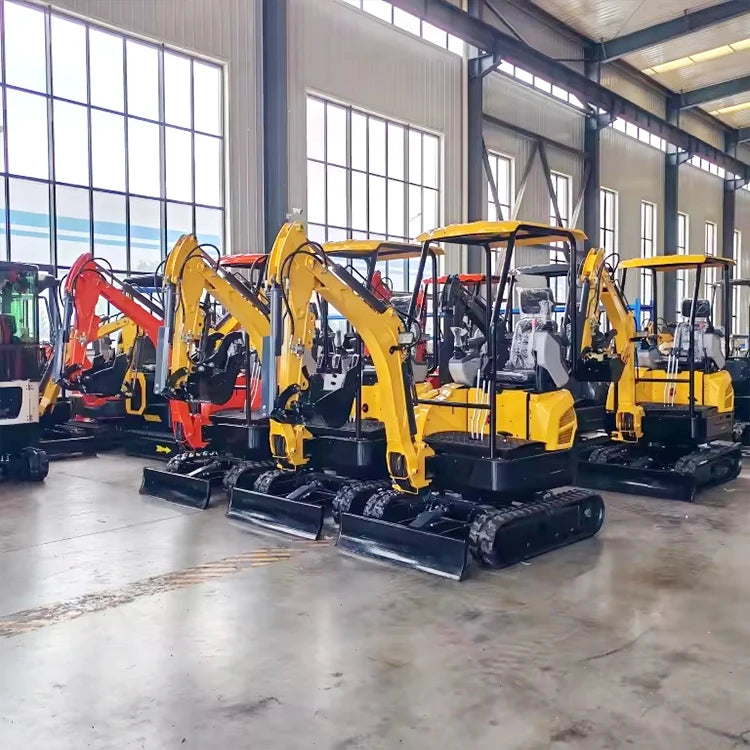 YHMG on Sale:2 Ton Chinese Multifunctional Mini Excavators Small Diggers with Free Bucket by Manufacturers